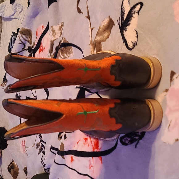 Twisted X Hooey all leather boots 9EE - Picture 3 of 9